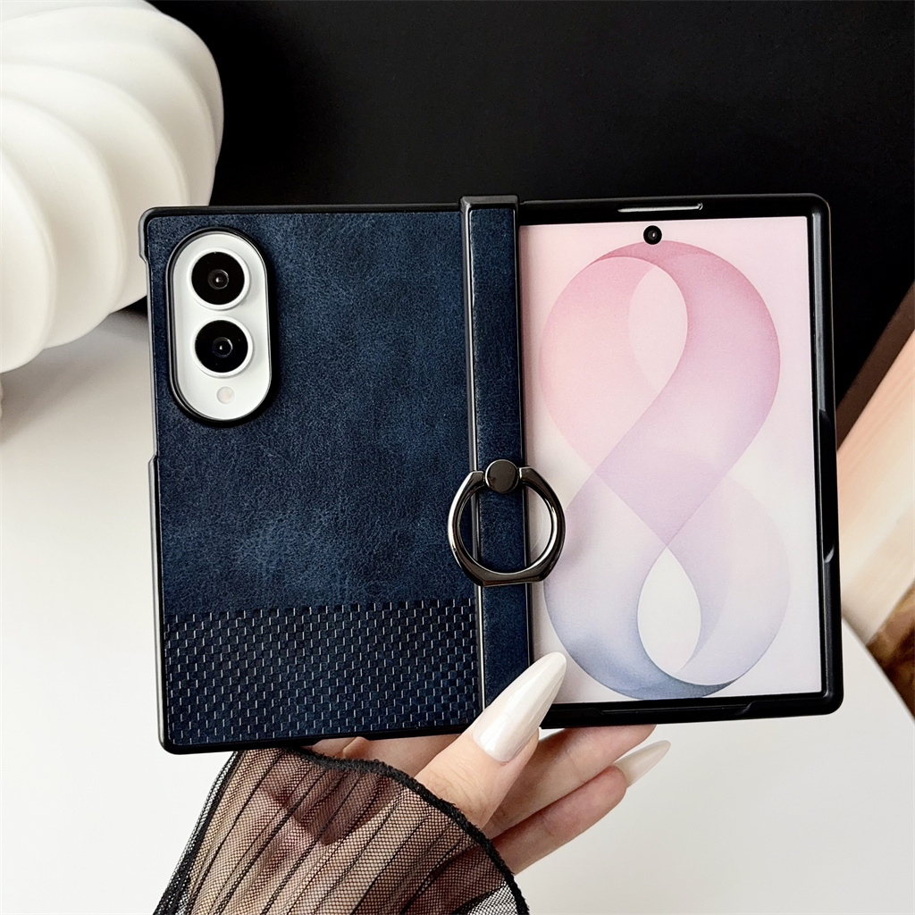 Phone Accessories Popsocket - غطاء هاتف جلدي كامل الحماية لهاتف