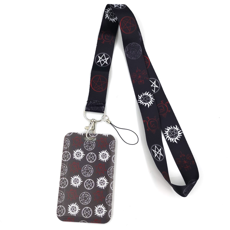 Neck Hanging Phone Holder - خارق SPN الإبداعية حامل بطاقة الحبل