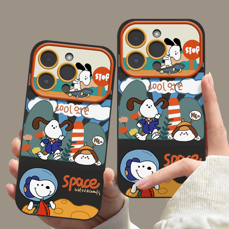 Phone Accessories From China - غطاء هاتف سنوبي بتصميم كاوايي أنيمي،