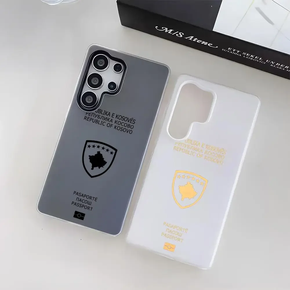 Samsung Accessories Phone - غطاء هاتف بشعار جواز كوسوفو لسامسونج