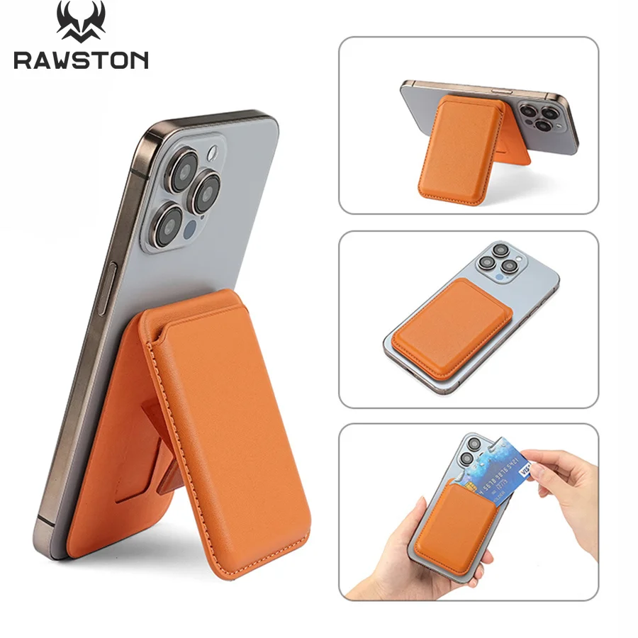Phone Accessories Items - حافظة جلدية مغناطيسية بمسند لهاتف آيفون