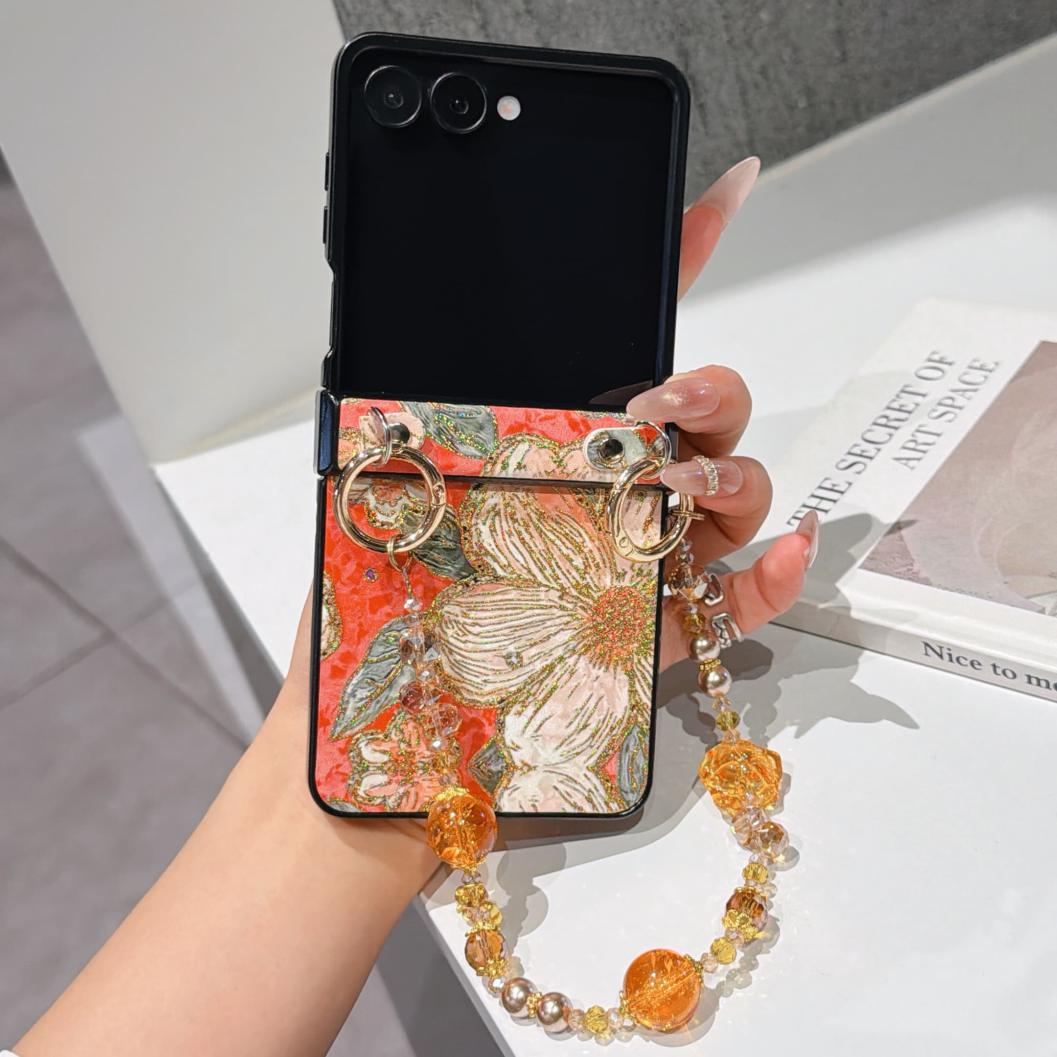 Phone Accessories Crochet - غطاء حماية مفصلي من جلد البولي