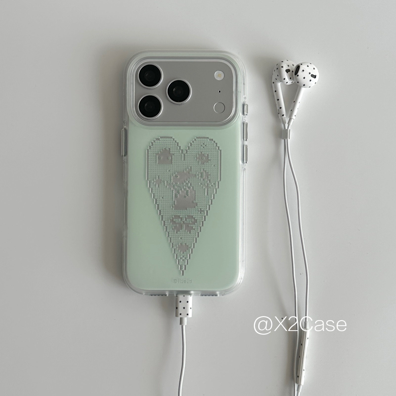Yellow Phone Accessories - غطاء هاتف كوري بتصميم أرنب بيكسل