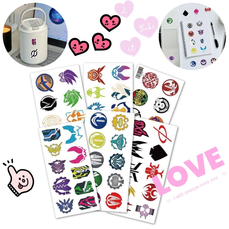 Phone Accessories Items - 60 ورقة من ملصقات شعار كامن
