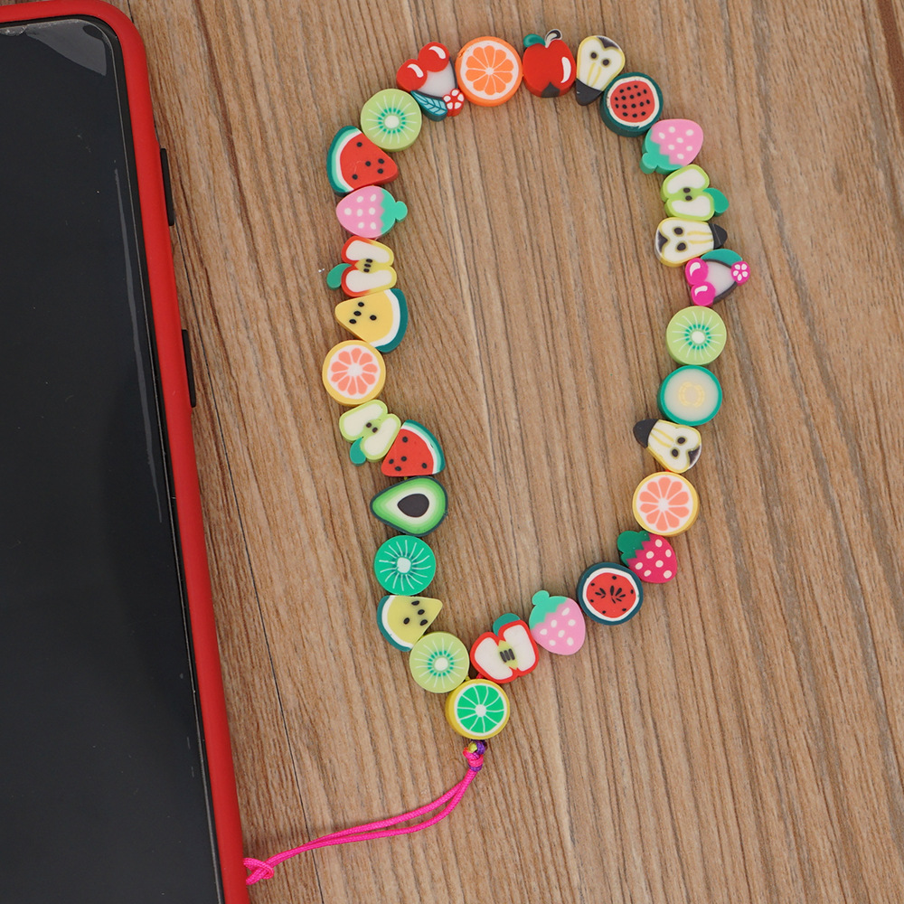 لطيف الفاكهة حبة الهاتف حزام س - مراجعة Phone Accessories Crochet وسعره