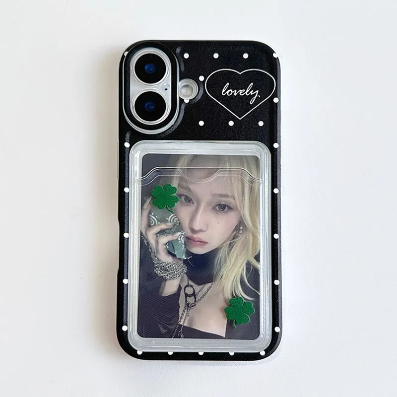 الكورية ins لطيف البولكا نقطة  - مراجعة Yellow Phone Accessories وسعره