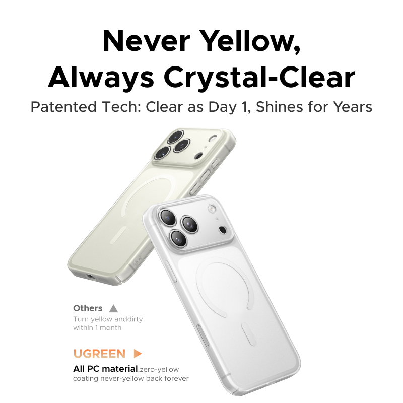غطاء مغناطيسي من UGREEN لا يصف - مراجعة Yellow Phone Accessories وسعره