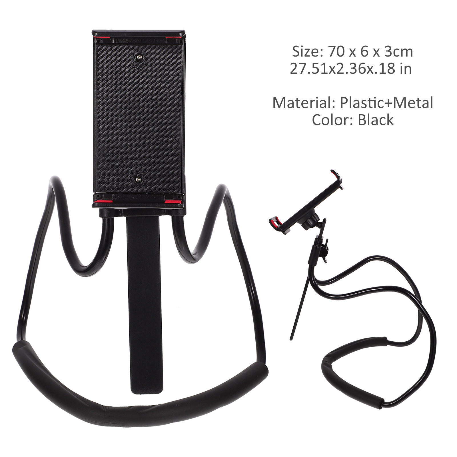 قطعة واحدة: حامل هاتف مرن للتع - مراجعة Neck Hanging Phone Holder وسعره