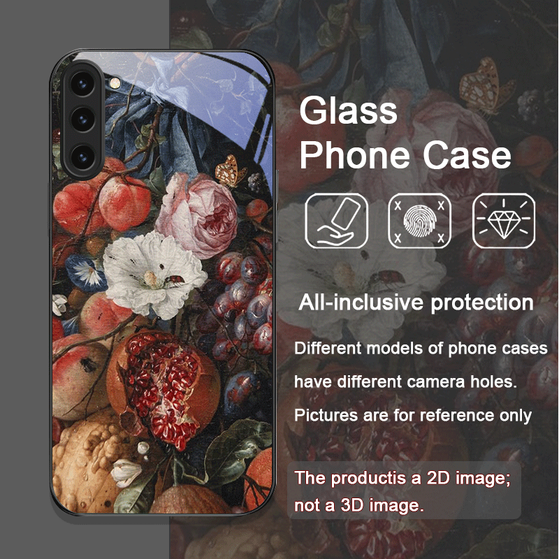 الفاخرة زهرة الرمان نمط الزجاج - مراجعة Samsung Accessories Phone وسعره