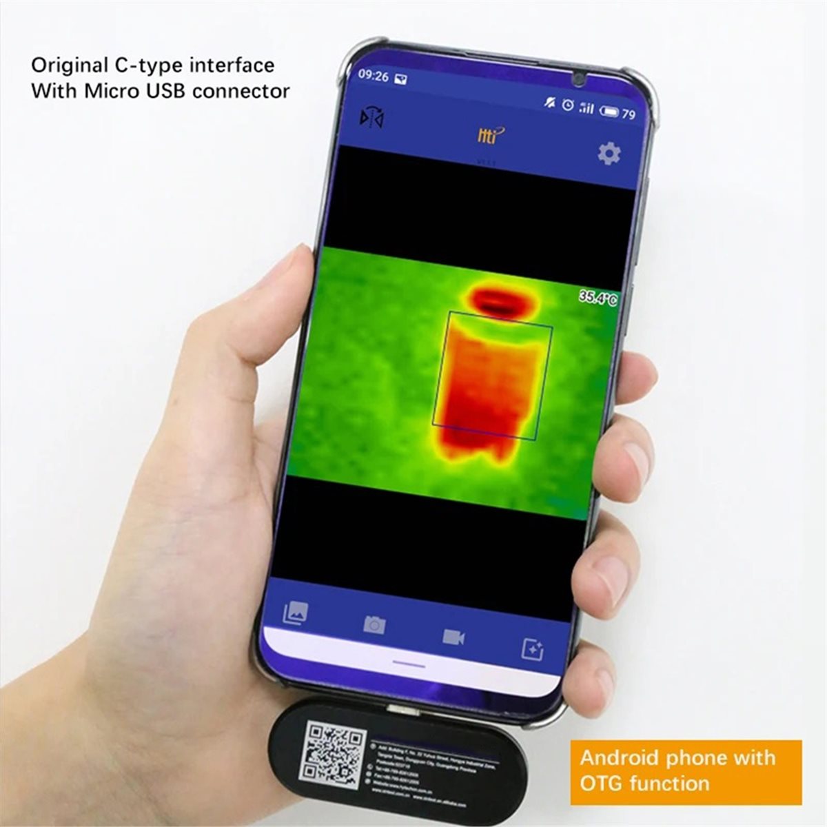 كاميرا حرارية متنقلة مفيدة بمن - مراجعة Phone Accessories Images وسعره