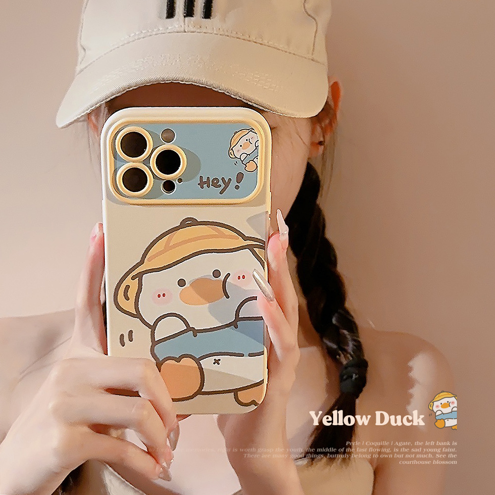 جراب هاتف بتصميم بطة كرتونية ك - مراجعة Yellow Phone Accessories وسعره