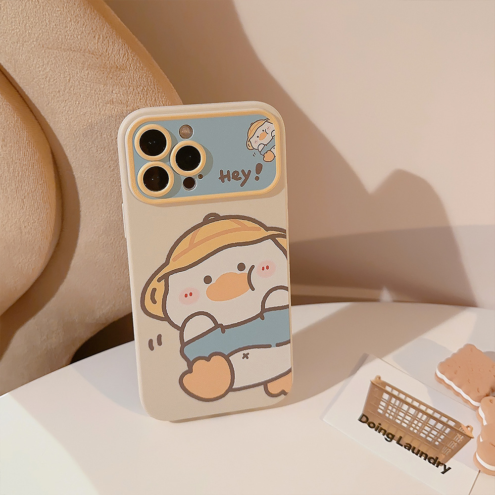 جراب هاتف بتصميم بطة كرتونية ك - مراجعة Yellow Phone Accessories وسعره