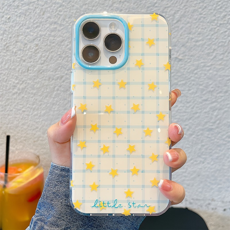 جراب هاتف بنمط مربعات النجمة ا - مراجعة Yellow Phone Accessories وسعره