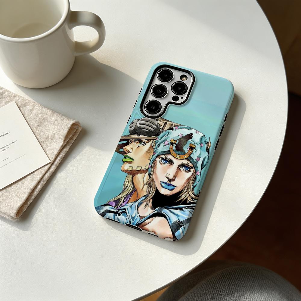 غطاء هاتف أنيمي J-JOJO Steel B - مراجعة Samsung Accessories Phone وسعره