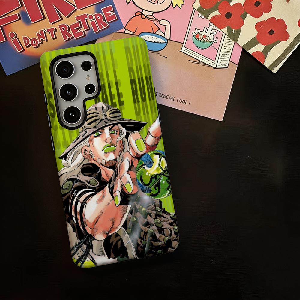 غطاء هاتف أنيمي J-JOJO Steel B - مراجعة Samsung Accessories Phone وسعره