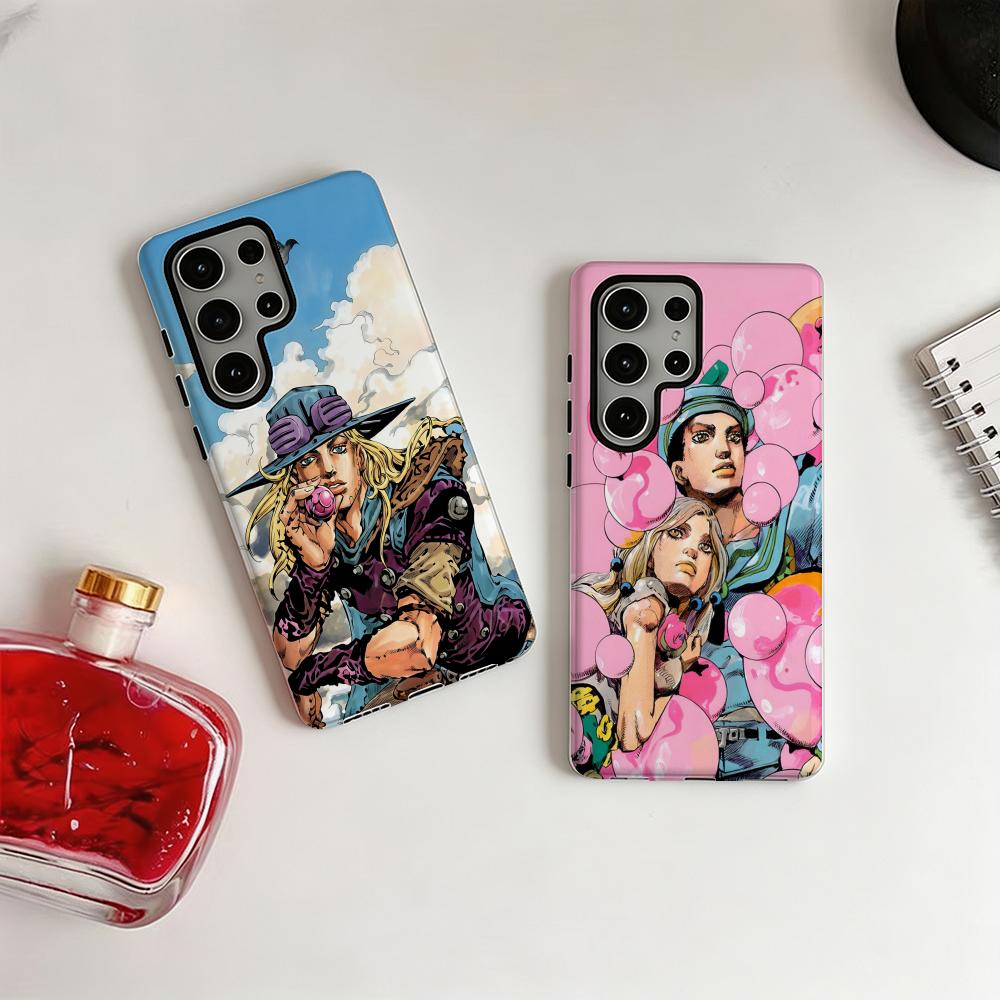 غطاء هاتف أنيمي J-JOJO Steel B - مراجعة Samsung Accessories Phone وسعره