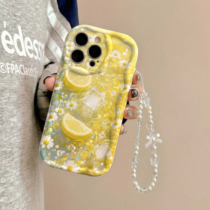 جراب هاتف بنمط ثلجي بزهرة اللي - مراجعة Yellow Phone Accessories وسعره