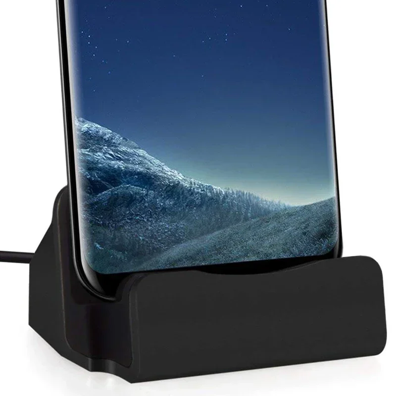 نوع C USB حوض شاحن حامل هاتف آ - مراجعة Usb Data Cable وسعره
