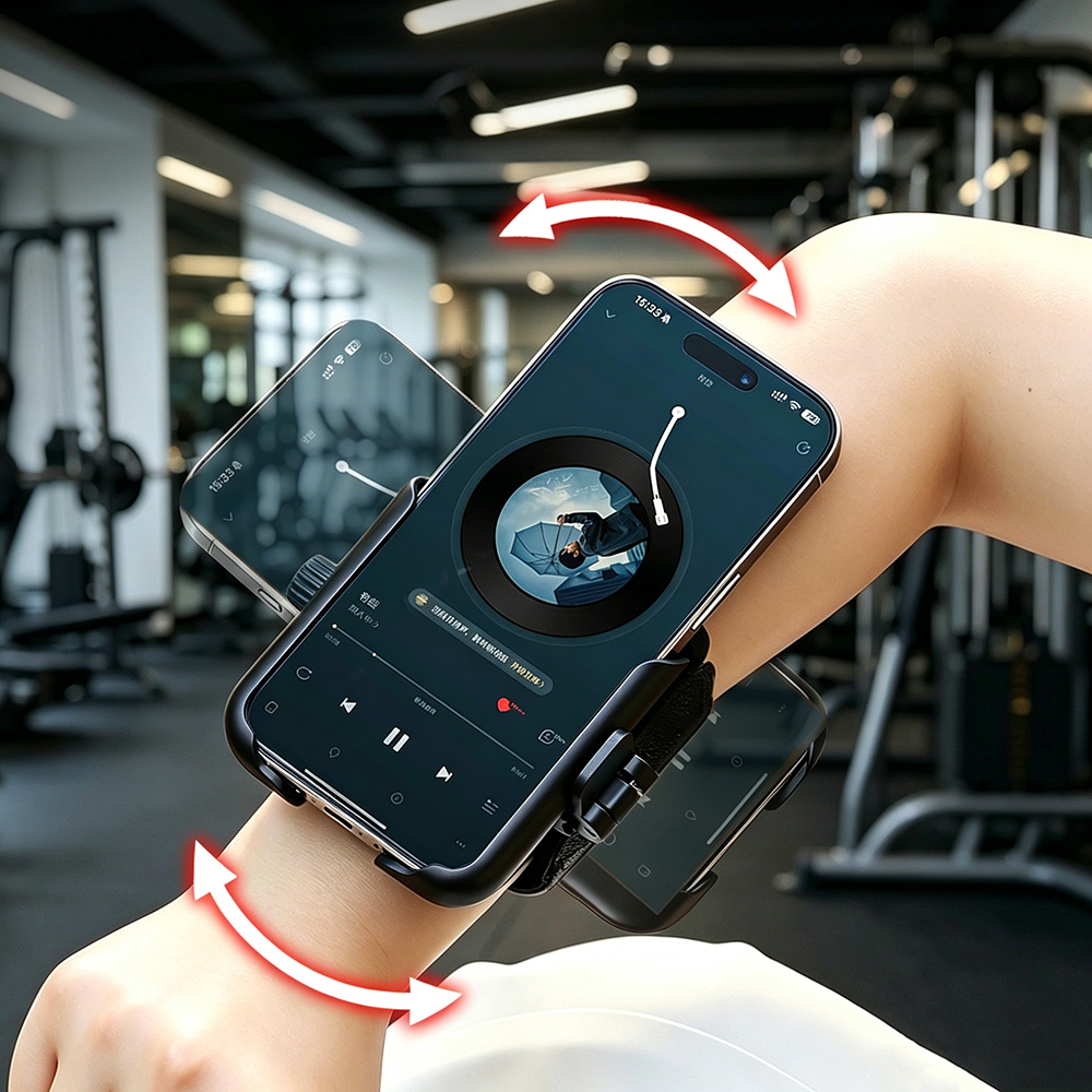 حامل هاتف معصمي سريع الفك بزاو - مراجعة Phone Accessories For Running وسعره