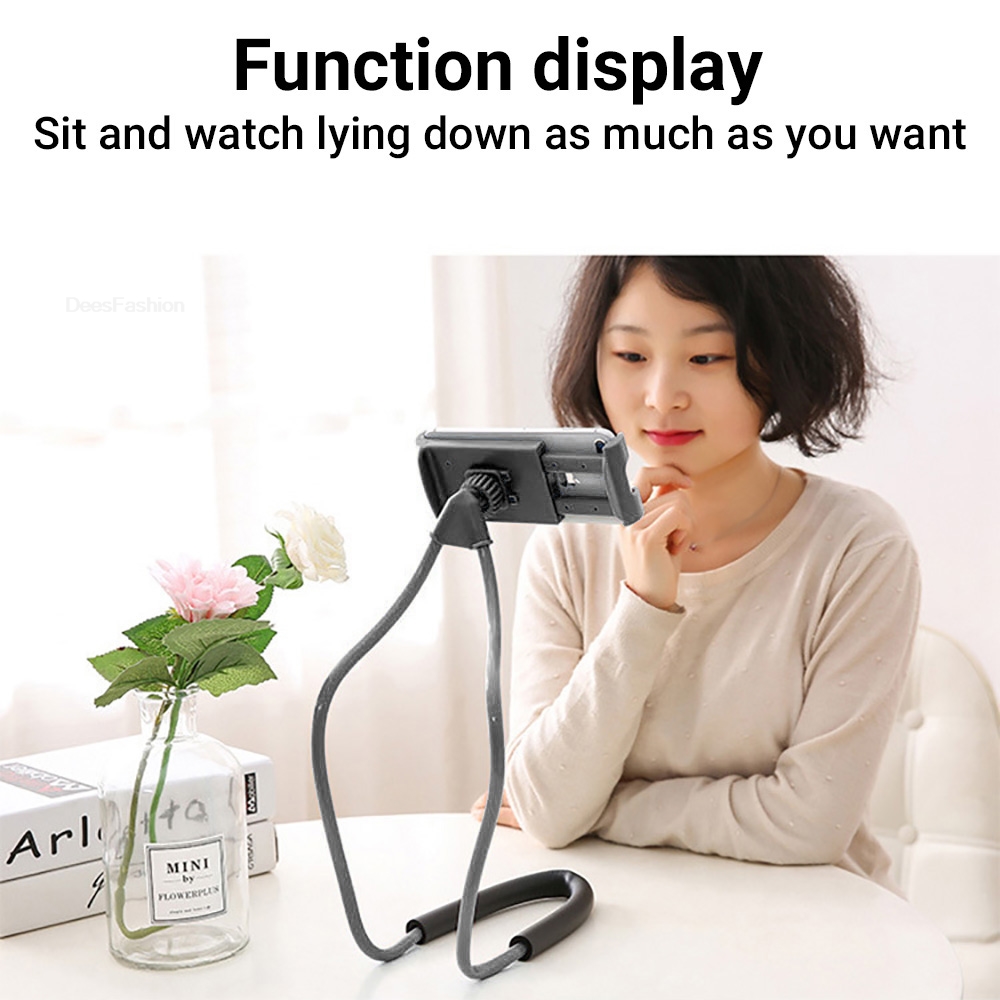 حامل هاتف محمول مرن للتعليق حو - مراجعة Neck Hanging Phone Holder وسعره